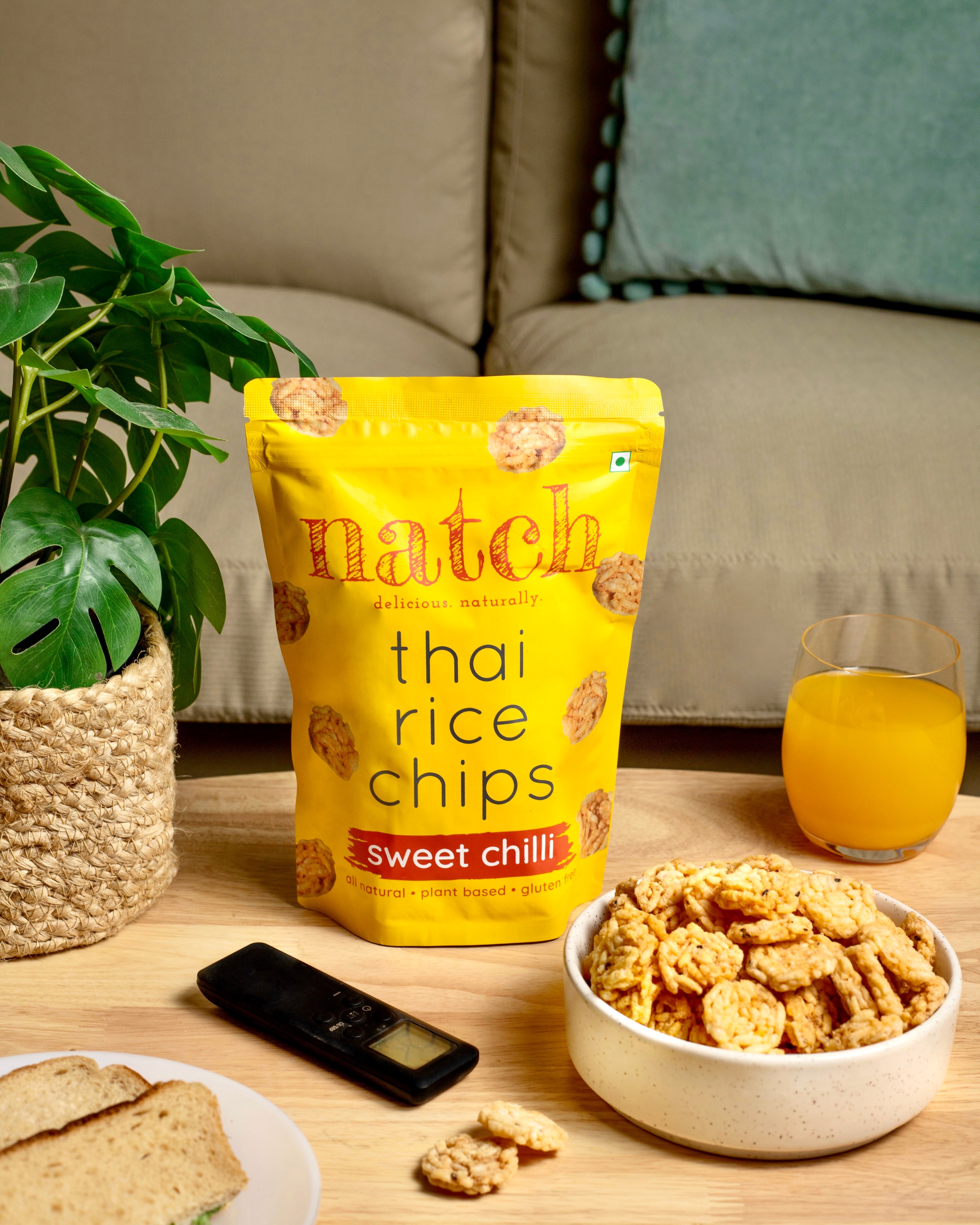 thai rice chips - sweet chilli (large pack 100g)