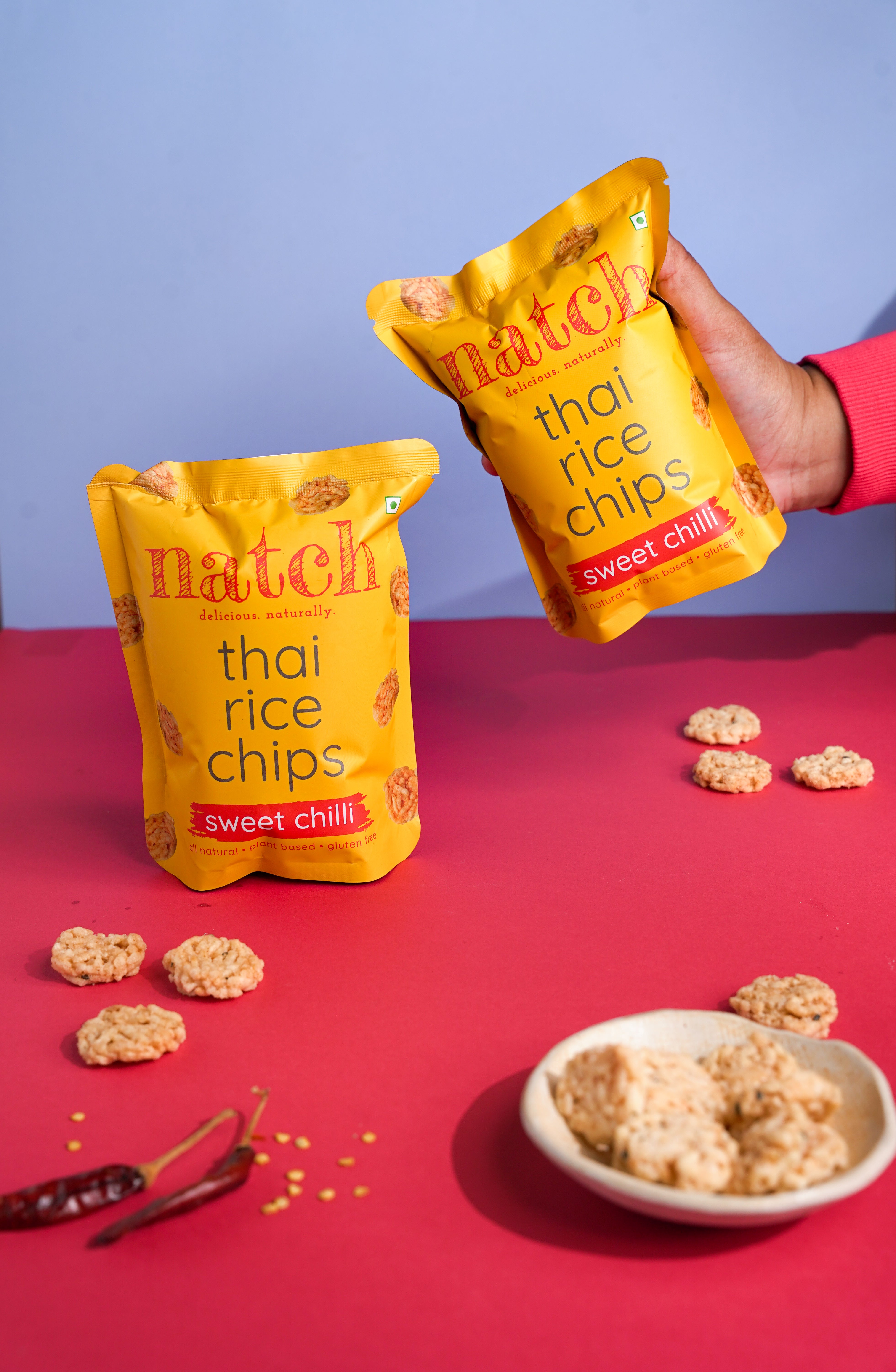 thai rice chips - sweet chilli (small pack - 25g)