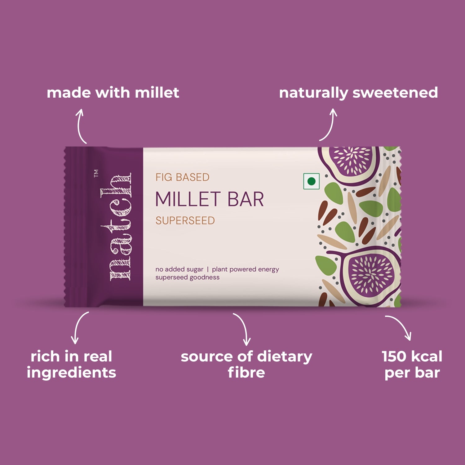 millet bar - superseed (pack of 6 - 40g)