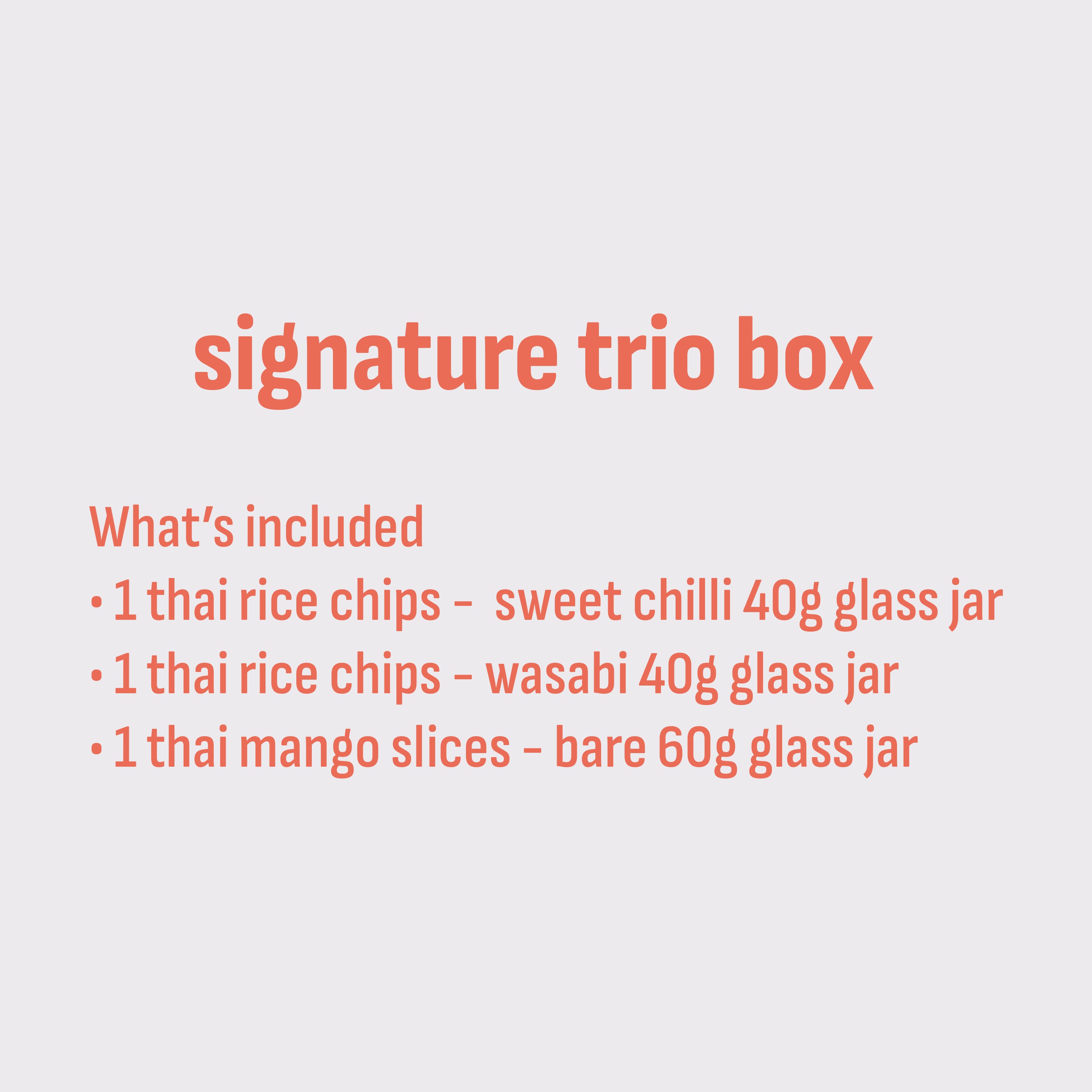 signature trio box