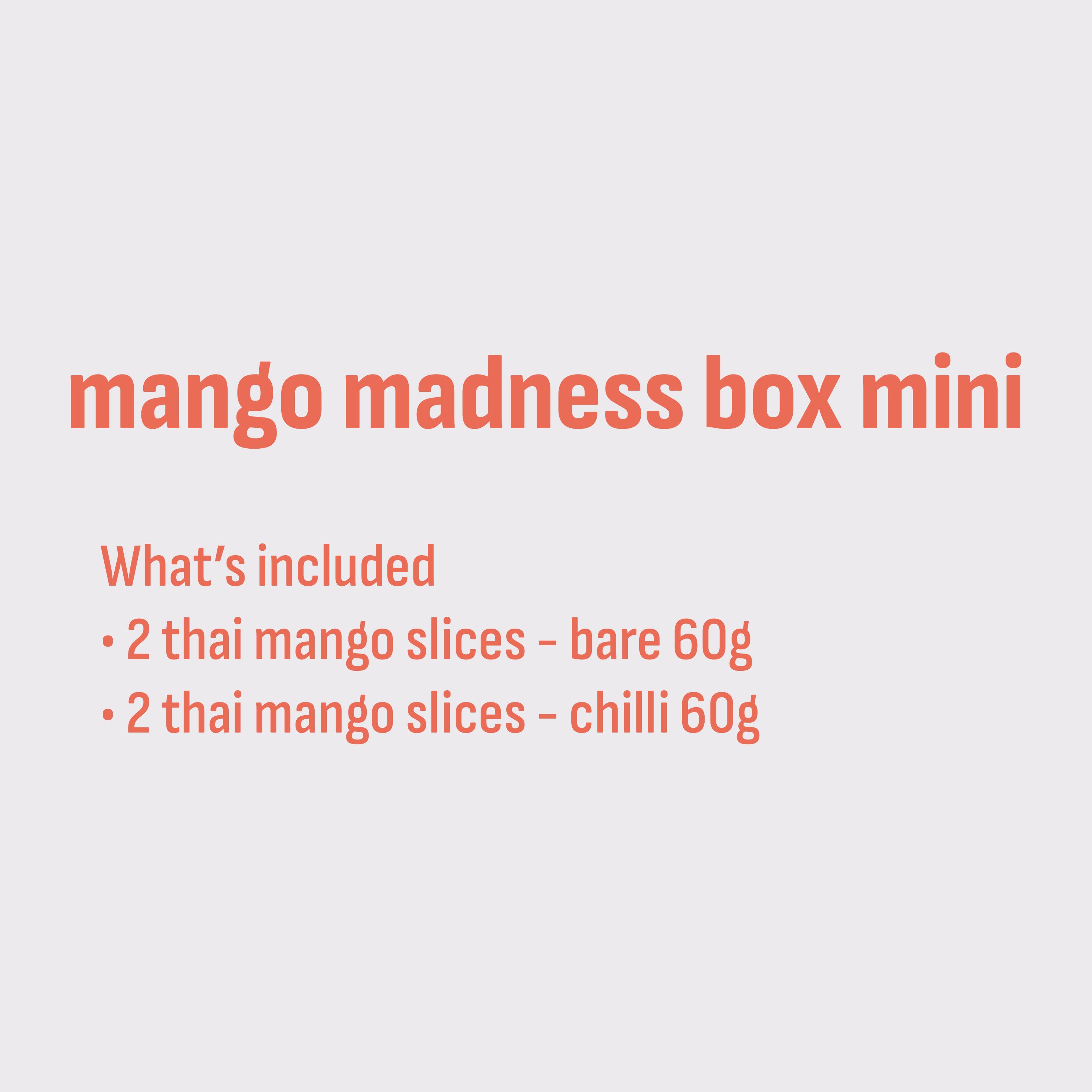 mango madness box - mini