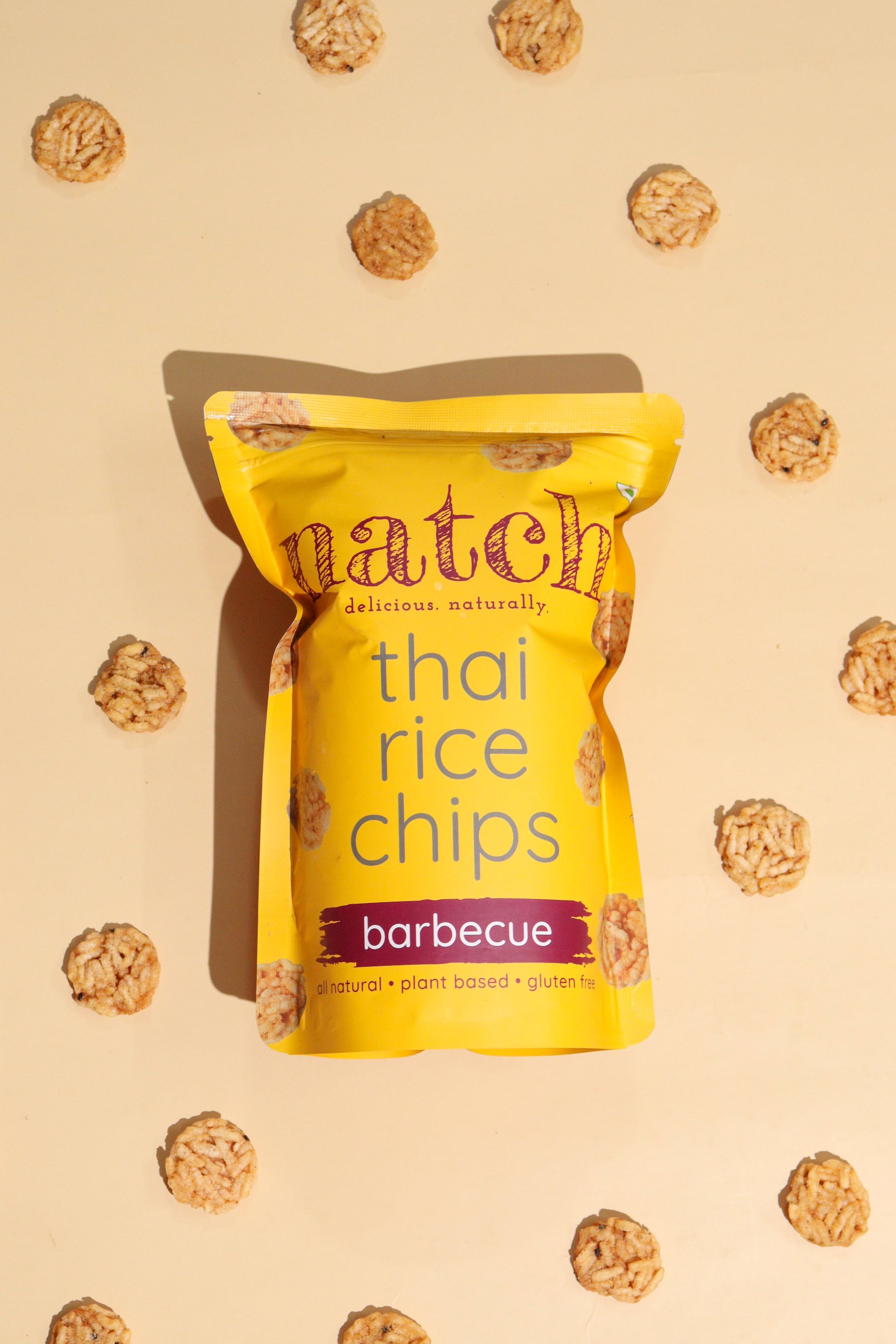 thai rice chips - barbecue (large pack - 100g)