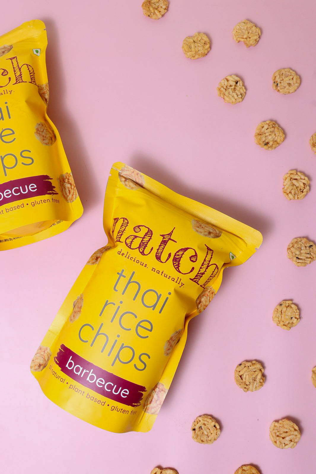 thai rice chips - barbecue (large pack - 100g)