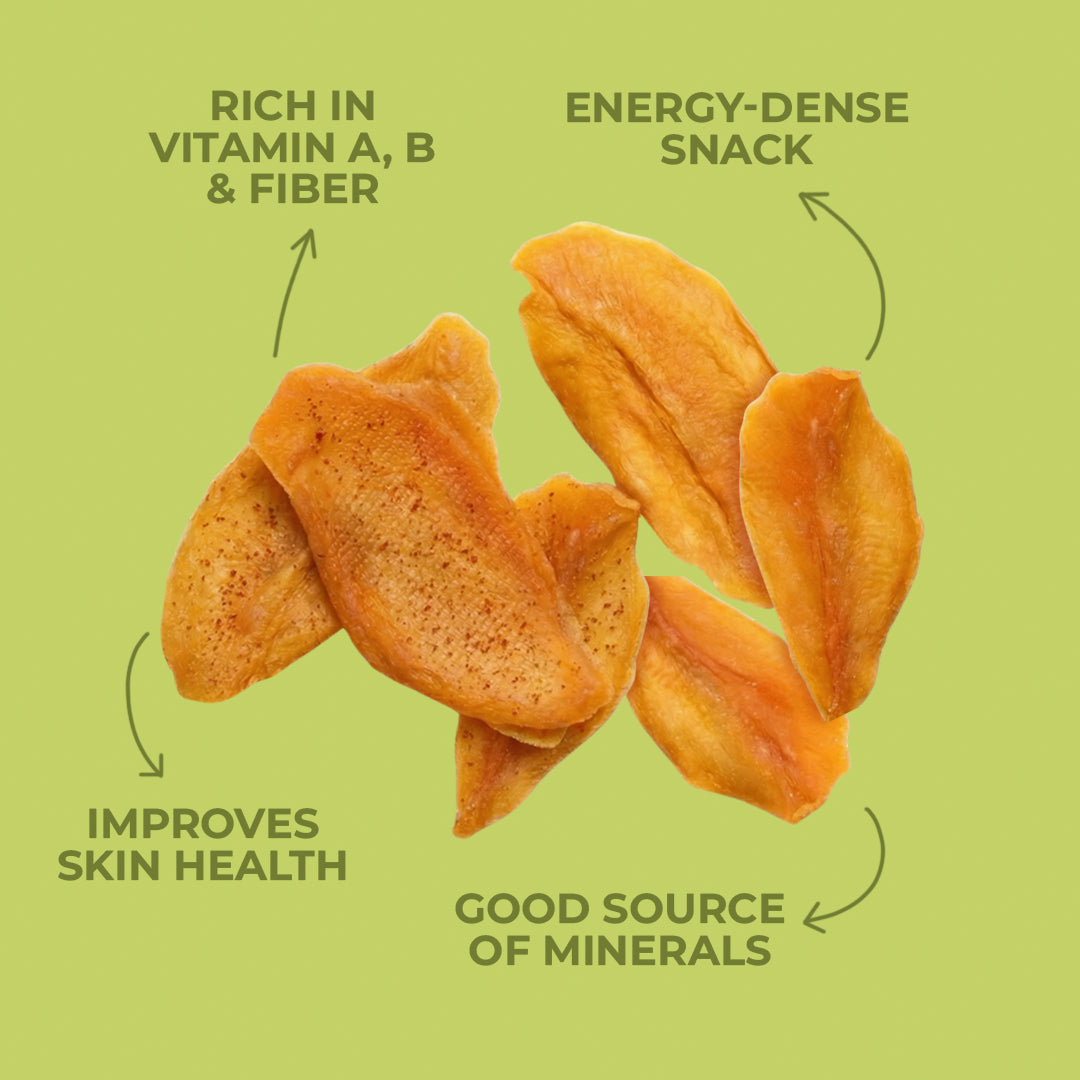 thai mango slices - variety pack (large pack of 2 - 150g)