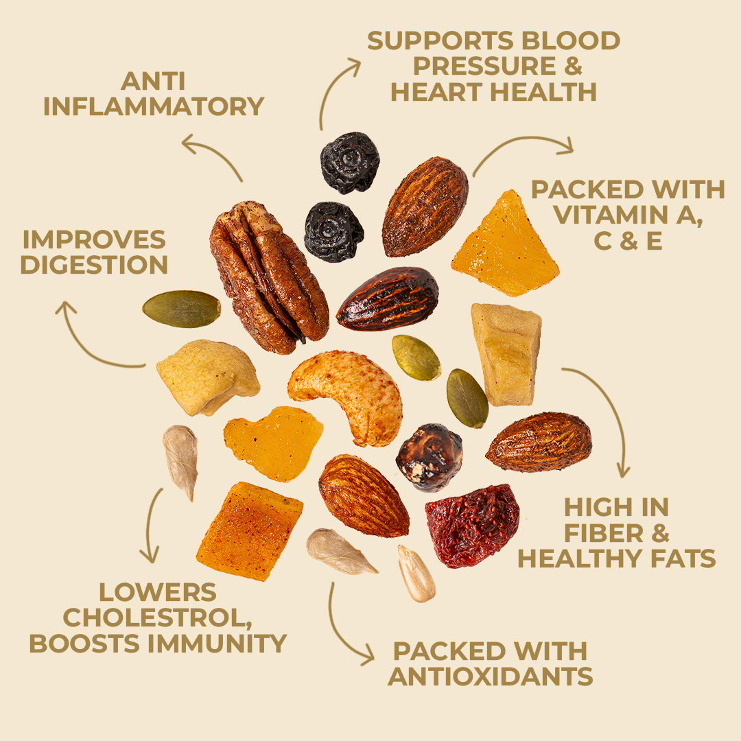 maple glazed nut mix (variety pack- 120g)