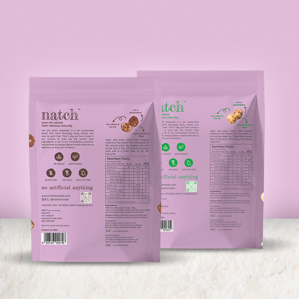 popped water lily (variety pack - 45g)