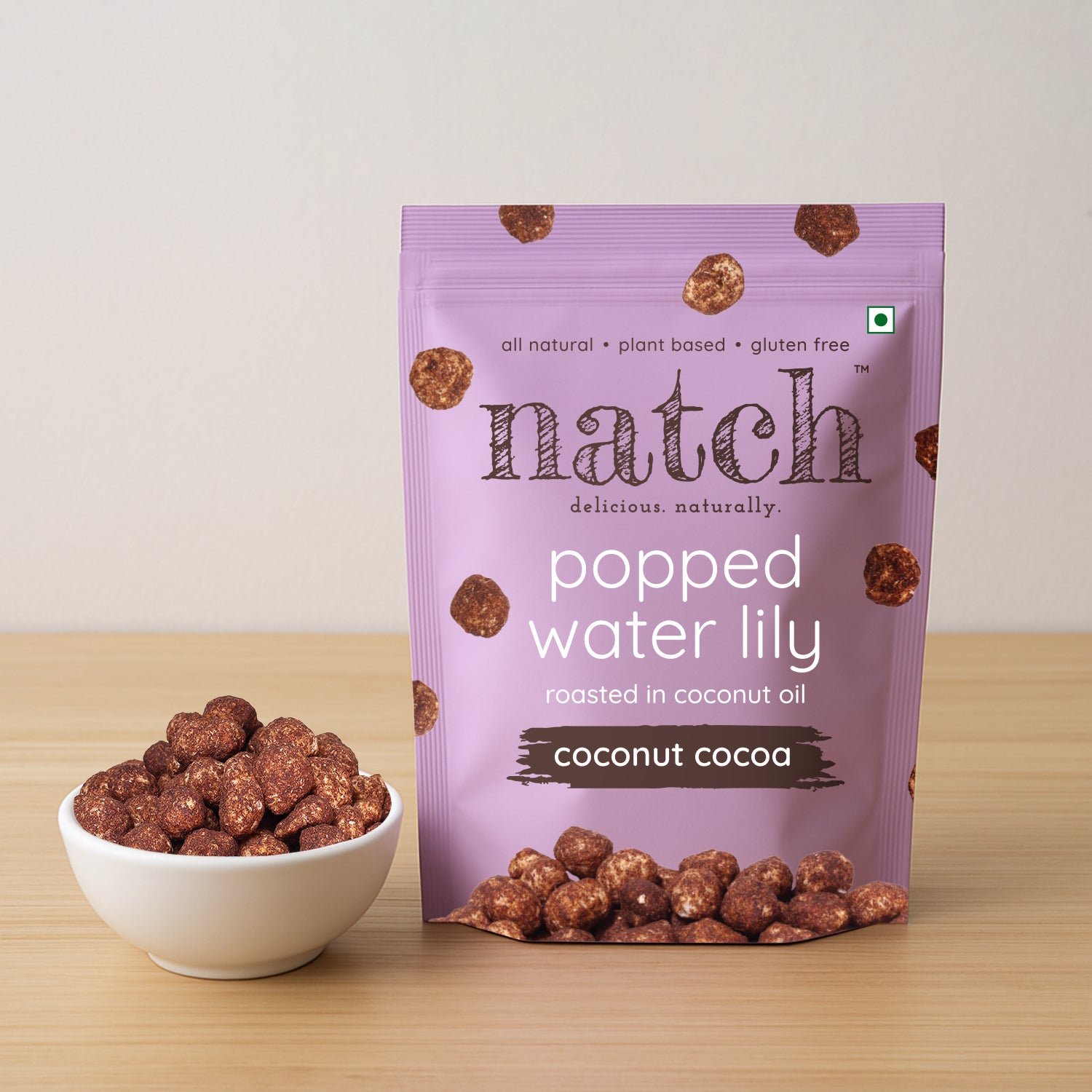 popped water lily - coconut cocoa (45g pack)