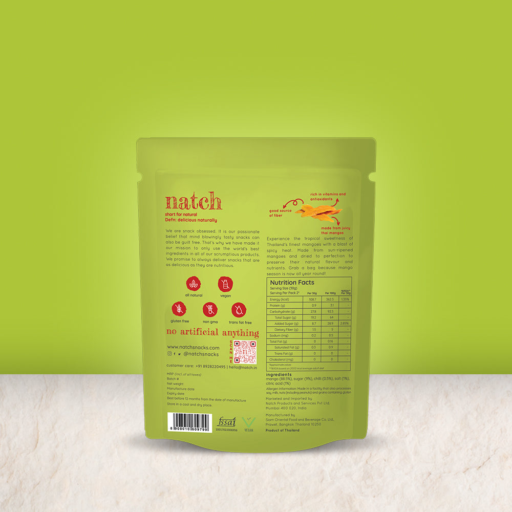 thai mango slices - chilli (small pack - 60g)