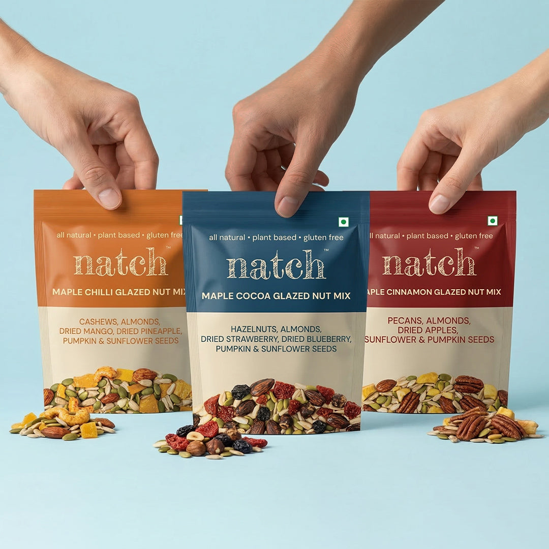 maple glazed nut mix (variety pack- 120g)