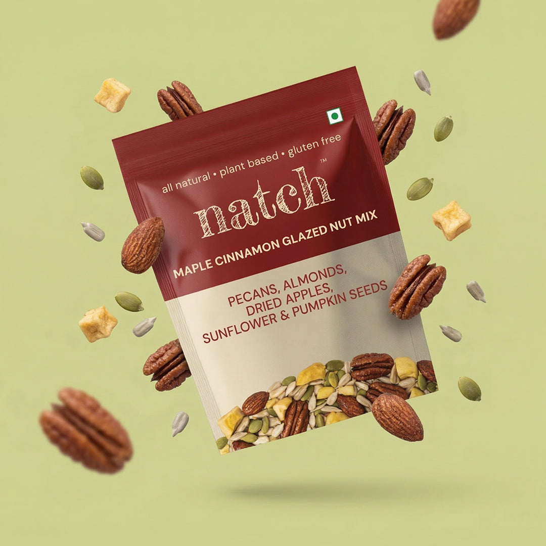 maple cinnamon glazed nut mix (120g pack)