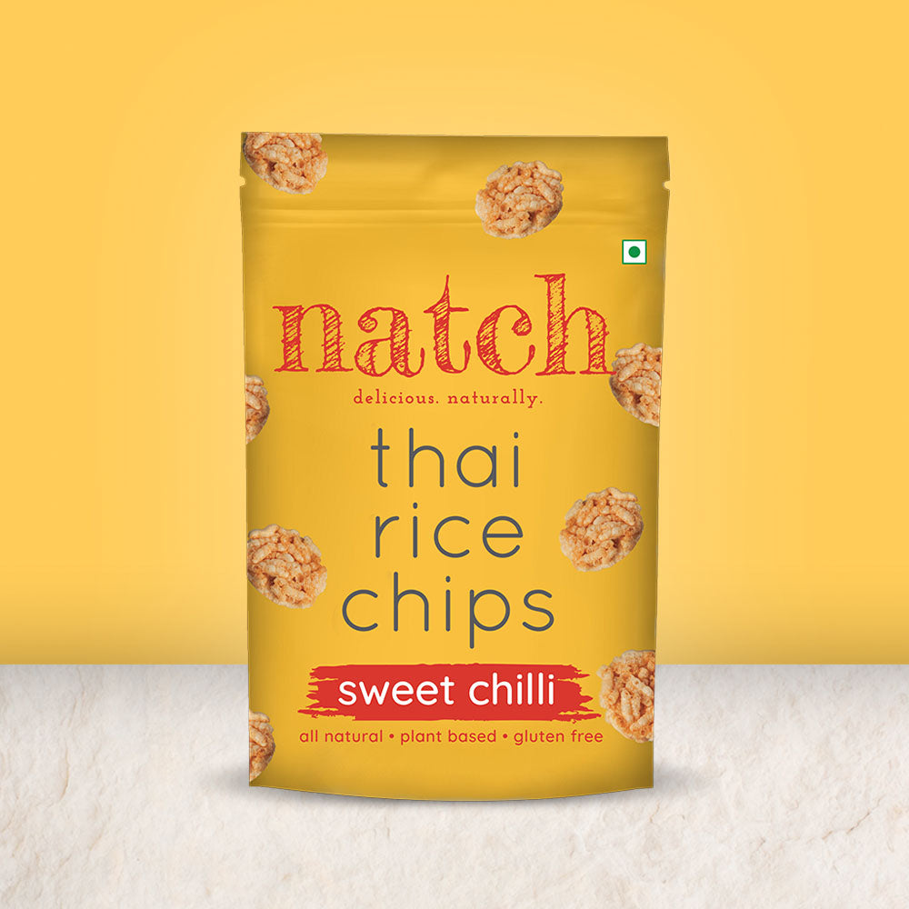 thai rice chips - sweet chilli (large pack 100g)