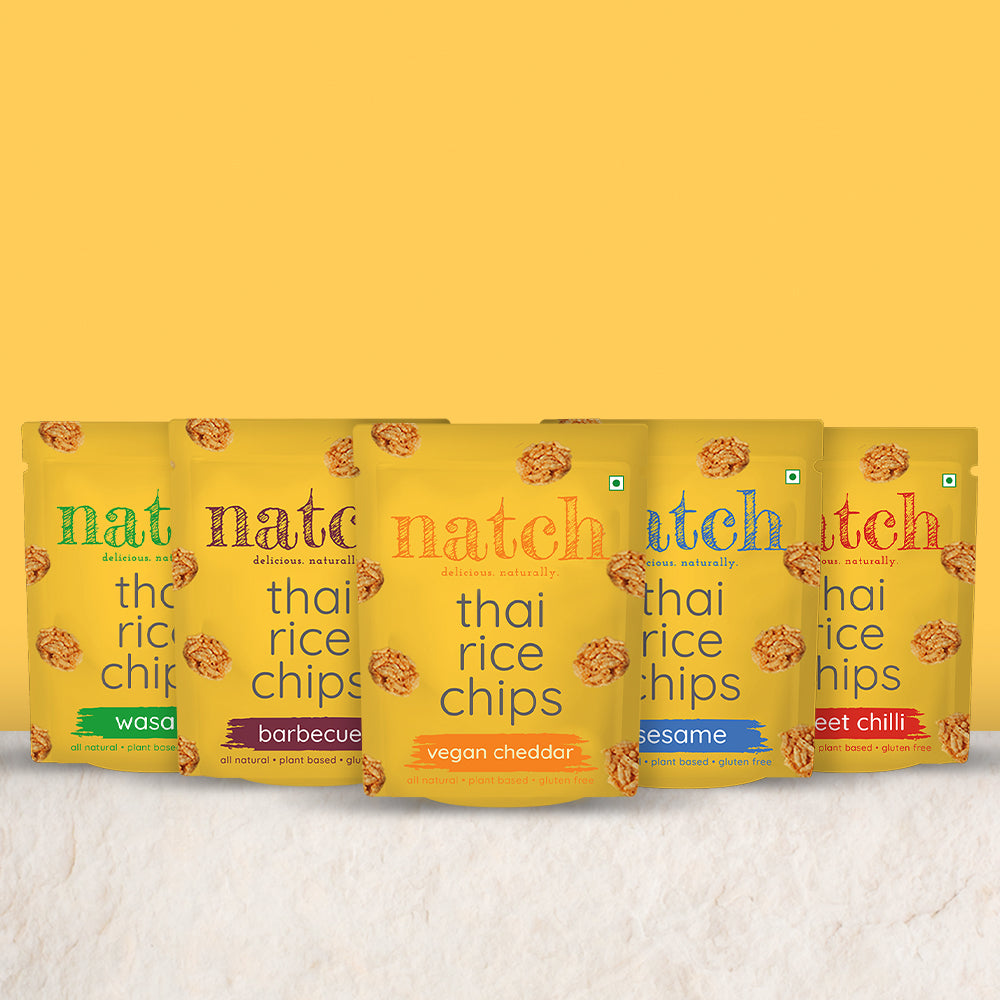 thai rice chips - variety pack (small pack- 25g)