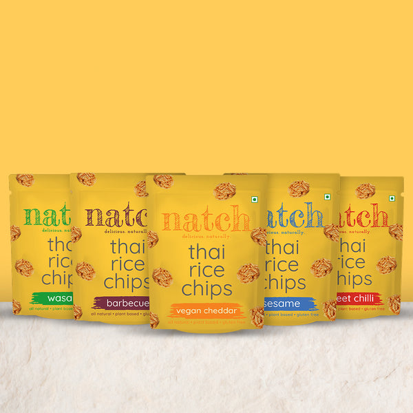 thai rice chips - variety pack (small pack- 25g)