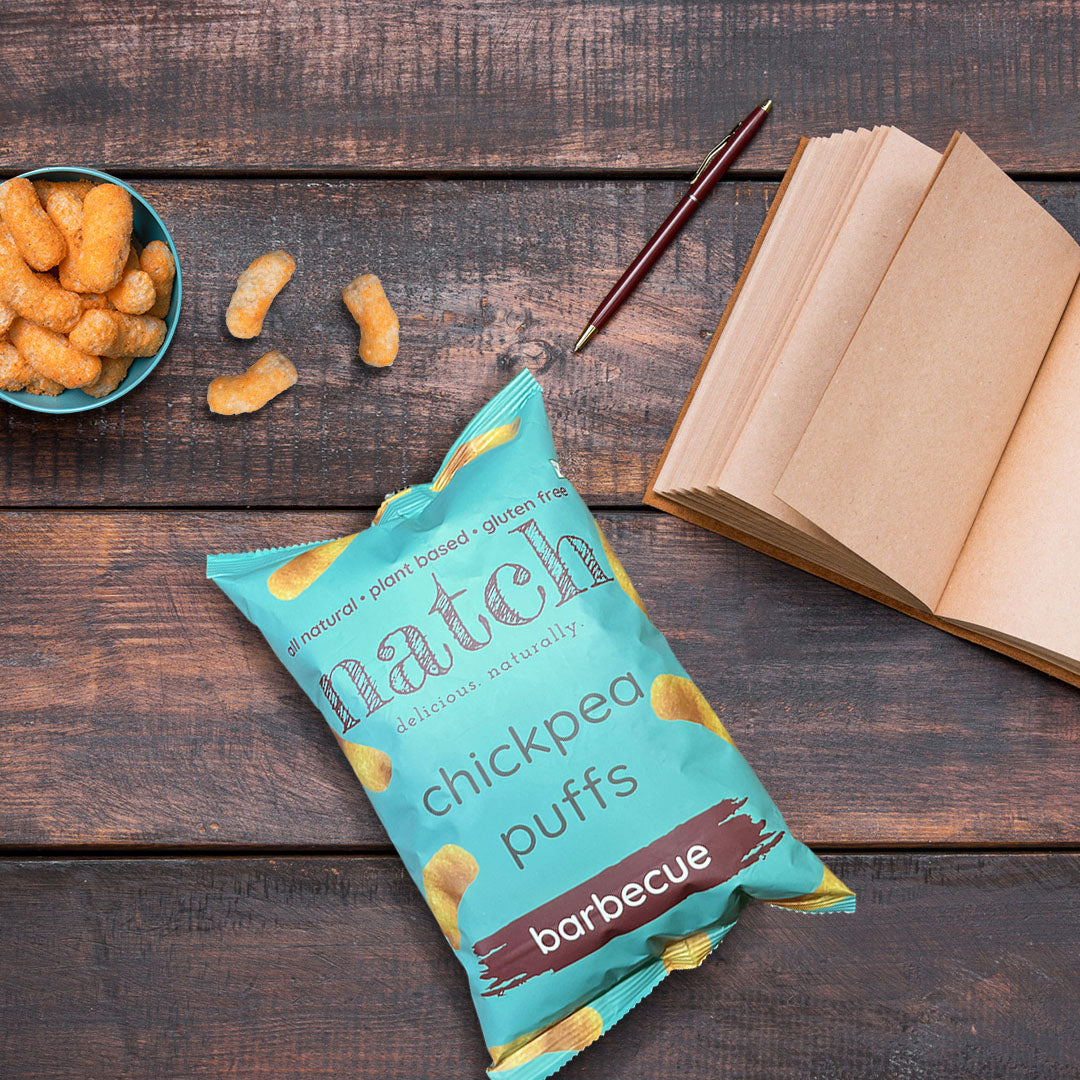 chickpea puffs - barbecue (large pack - 65g)