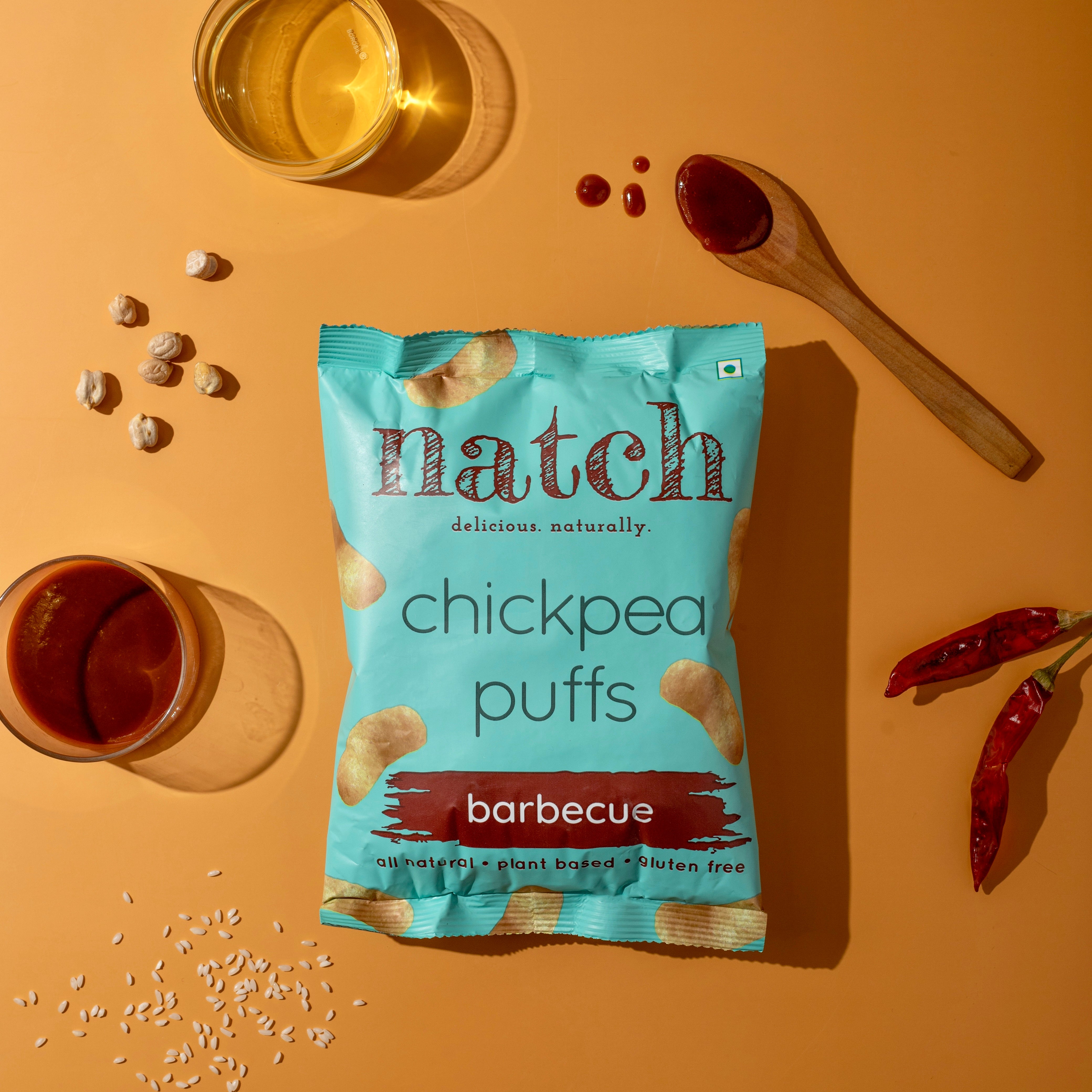 chickpea puffs - barbecue (small pack - 20g)