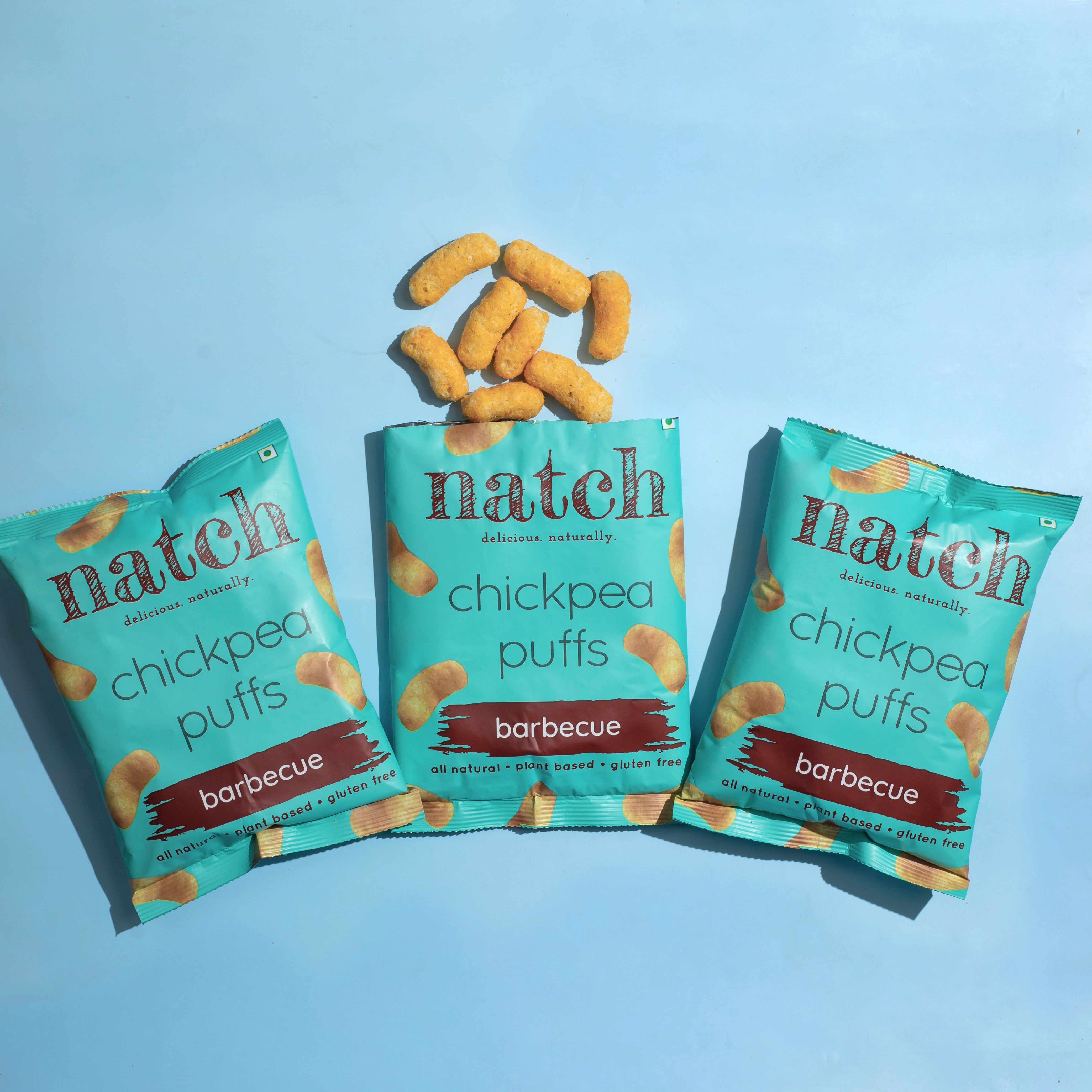 chickpea puffs - barbecue (small pack - 20g)