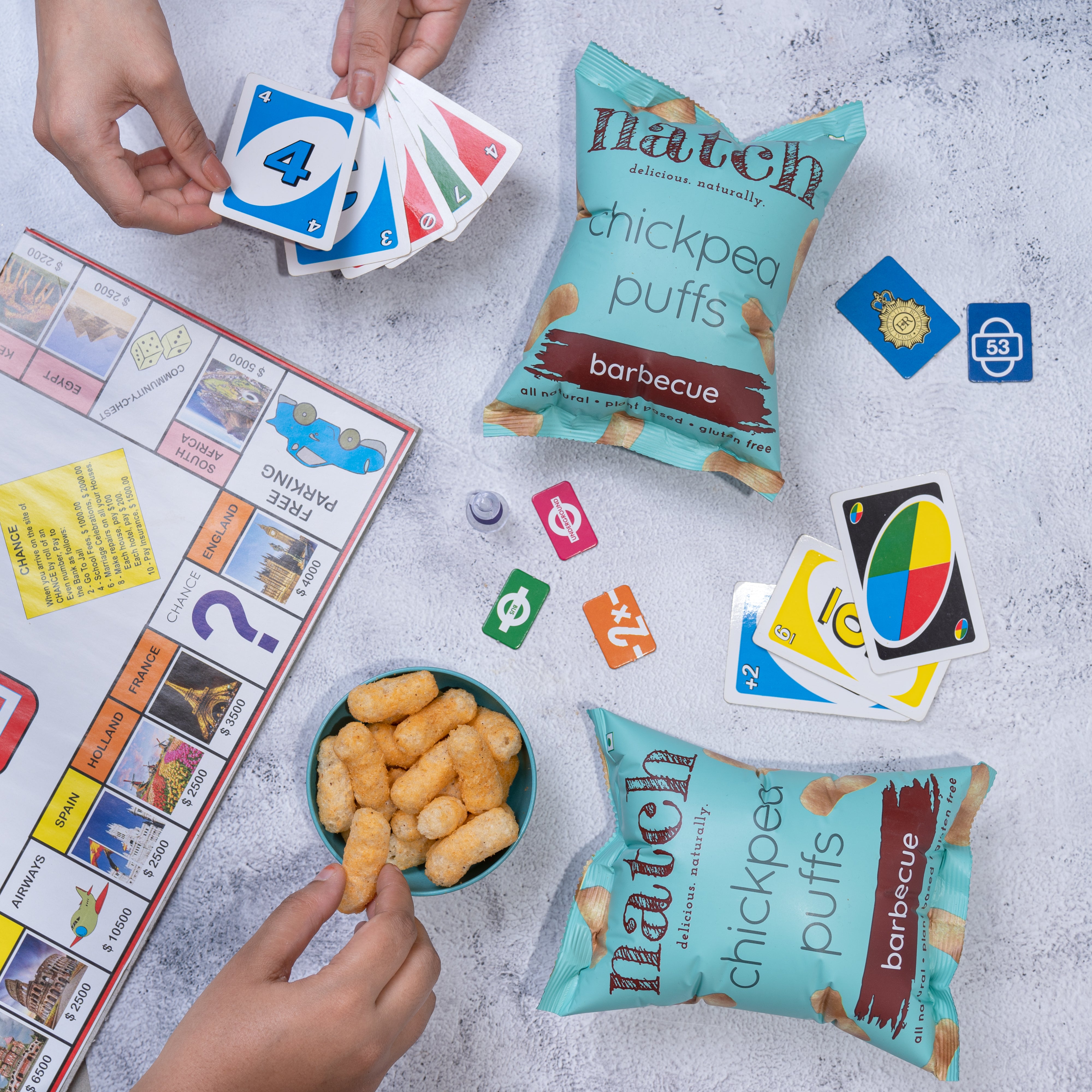 chickpea puffs - barbecue (small pack - 20g)